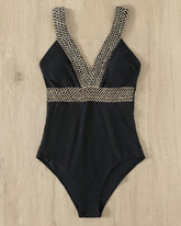 Très Chic Plunging Swimsuit